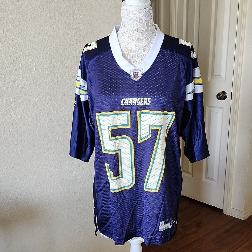 Vintage‎ San Diego / Los Angeles Chargers Matt Wilhelm Jersey Size Medium